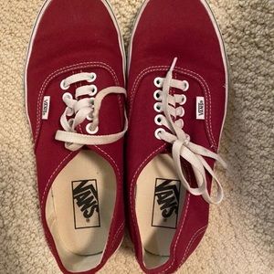 maroon vans